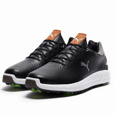 Puma Ignite Articulate Leather Herren Golf Schuhe Spikes Wasserdicht Pro schwarz