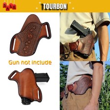 Tourbon leder pistolenholster - tourbon,