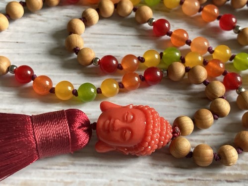 Edelstein mala malakette mit - mala,,