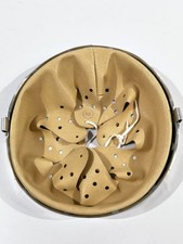 Stahlhelm Innenfutter Wehrmacht Modell 1935. Aluminiumring, Herstellerstempel  u