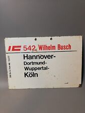 Zuglaufschild Metall IC 542