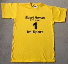 T-Shirt Damen Gr. S gelb mit