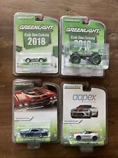 Greenlight Trade Show Spielwarenmesse Chevrolet, Datsun, Ford Monstertruck, 1:64