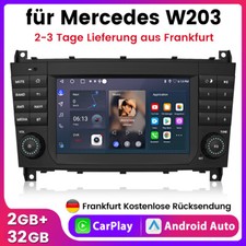 7" Android 13 Radio Autoradio CarPlay GPS für Mercedes Benz C CLC Klasse W203