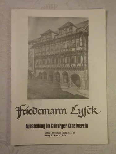 Friedemann lysek ausstellungen - lysek,