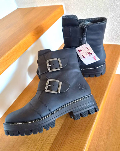 Rieker damen stiefelette - rieker, leder