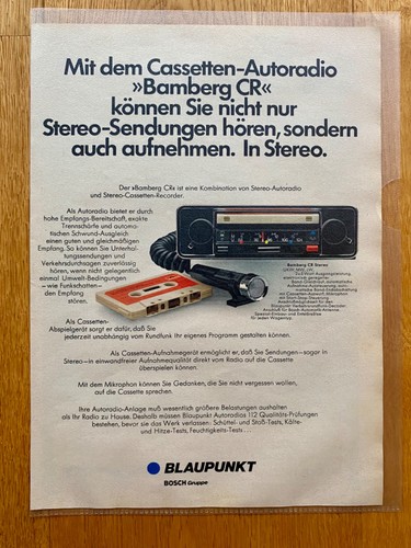 Blaupunkt bamberg cassetten - bamberg,