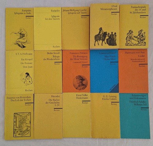 Bücher reclam konvolut - bücher,