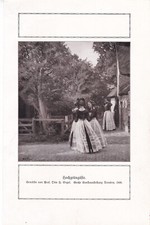 Otto H. Engel  " Hochzeitsgäste "   ,  Kunst-Druck von 1908