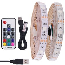 5V USB RGB LED Streifen Lichtleiste Unterbauleuchte Strip Lichtband TV Backlight