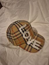 Burberry LOVE Cap, Karierte sehr seltene Baseballcap| UVP 420£ Top Zustand 