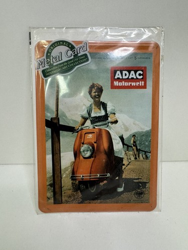 Adac blechschild metal card - adac,