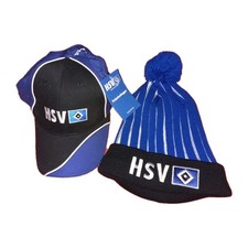 HSV Fanartikel 3 Kappen und 1 Mütze (NEUWERTIG)