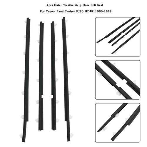 4pcs outer weatherstrip door - 4pcs,