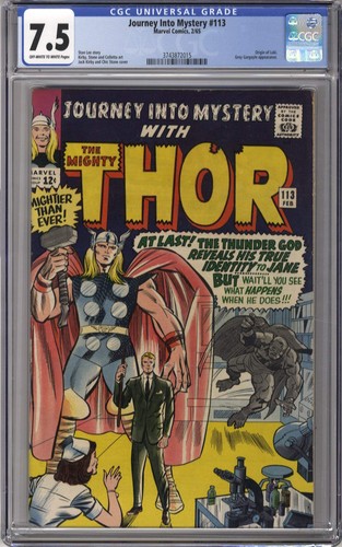 Journey into mystery 113 cgc - mystery,