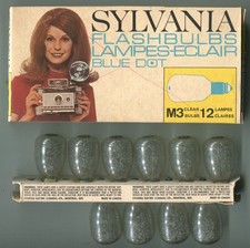 10 Sylvania M3 Blue Dot Blitzlichtbirnen - mit OVP