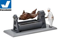 Viessmann H0 1552 Grill mit drehendem Ochsen und leuchtender Glut - NEU + OVP