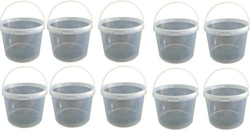 Liter eimer mit deckel - 10,