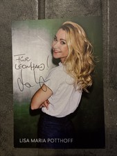 Autogrammkarte Lisa Maria