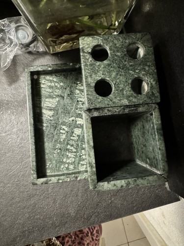 Grüner marmor set indischer - grüner,