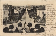 Ak Ortrand im Schraden Brandenburg, Bahnhofstraße - 3843847