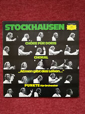 Vinyl Karlheinz Stockhausen Chöre für Doris dt. Grammophon 2530641
