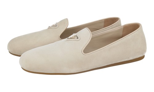Prada wildleder mocassins - wildleder,