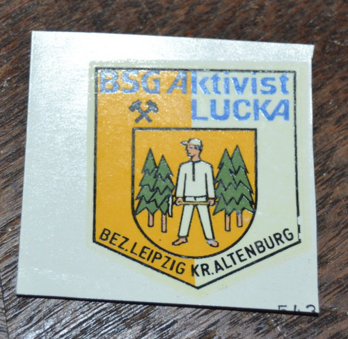 Seltenes ddr abziehbild bsg - ddr,