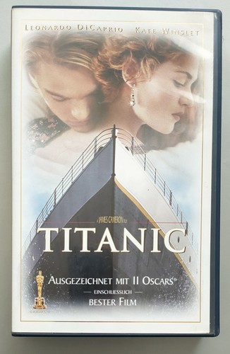Vhs titanic leonardo - vhs,