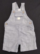 Baby kurze Latzhose hellblau