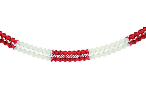 Papstar papiergirlande rot - rot, /
