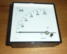 Panelmeter, Messwerk von Siemens für Schalttafeleinbau