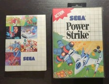 *NUR HÜLLE!* Power Strike (SEGA Master System) OVP und Sega Katalog!