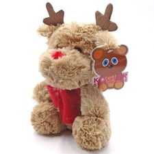 Kuscheltier Elch mit Schal 22