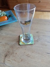 Altes dickes mundgeblasenes Weizenglas  Thurn und Taxis Schierling Regensburg 