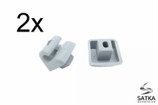 2x Sonnenblendenhalter für Mercedes W201 W124 W126 Sonnenblende Halterung GRAU