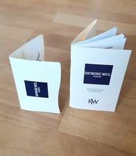 Raymond Weil Geneve International Guarantee Garantieheft