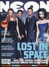 NEON: August 1998, The Film  Cover: LOST IN SPACE, PSYCHO, ARMAGEDDON, BEN AFFLE
