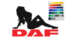 DAF Sexy Mädchen LKW LKW Van