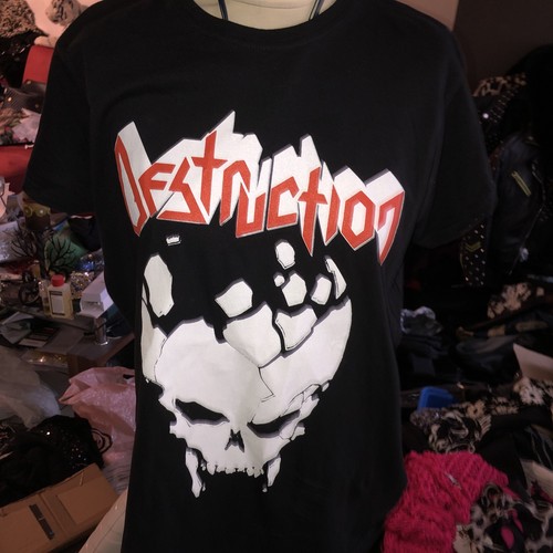 Destruction white skull - destruction,