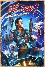1 Stück - EVIL DEAD 2  - DEAD BY DAWN - Blechschild 20 x 30 cm