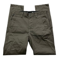 G-Star Chino Hose Herren W30 L34 Grau Bronson Tapere Stretch Schrittlänge 76 cm