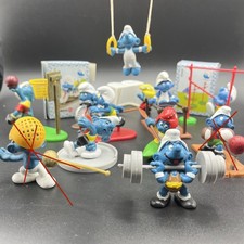 10 Supersportler Sportler Schlümpfe Superschlümpfe Super Schleich Set Konvolut