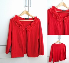 Strickjacke 3D Blumen