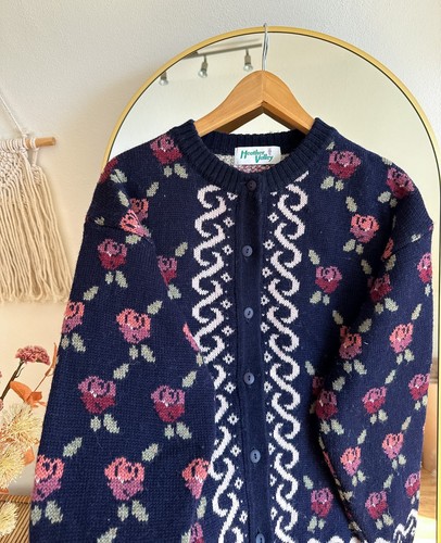 Vintage wool cardigan reine - vintage,