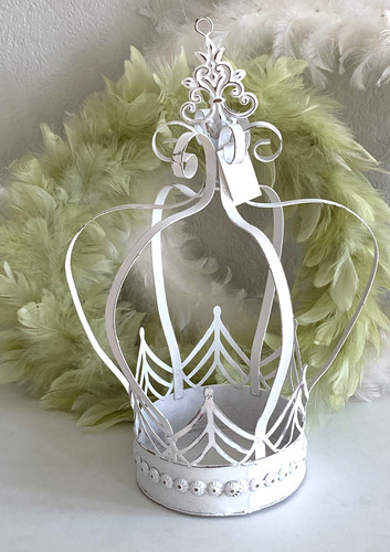 Shabby große krone dekokrone - ,