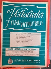 Volkslieder 7 Tanz-Potpourris Combo-Ausgabe nur  Akkordeon Noten