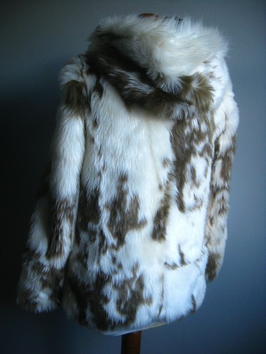 Kunstfell mantel jacke - 6, pony