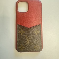 Louis Vuitton Handyhülle für iPhone 11 Pro Leder Rot Braun Handycase
