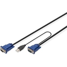 DIGITUS KVM-Kabel USB für